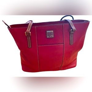 Dooney and Bourke Red Leather Bag